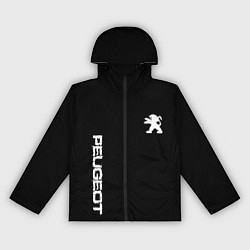 Женская ветровка Peugeot logo white