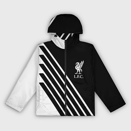 Женская ветровка Liverpool sport fc geometry / 3D-Черный – фото 1