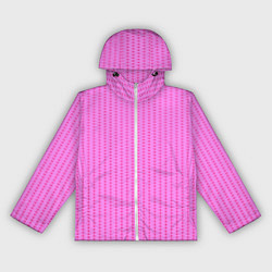 Ветровка с капюшоном женская Паттерн сетчатый контурный, цвет: 3D-белый