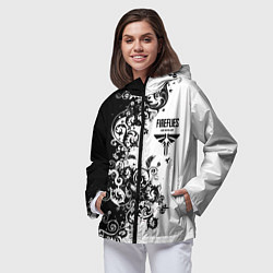 Ветровка с капюшоном женская Одни из нас узор блэк, цвет: 3D-черный — фото 2