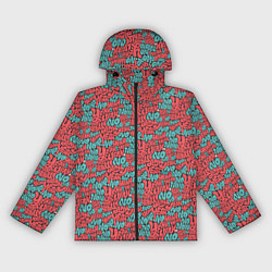 Ветровка с капюшоном женская И да и нет, цвет: 3D-черный