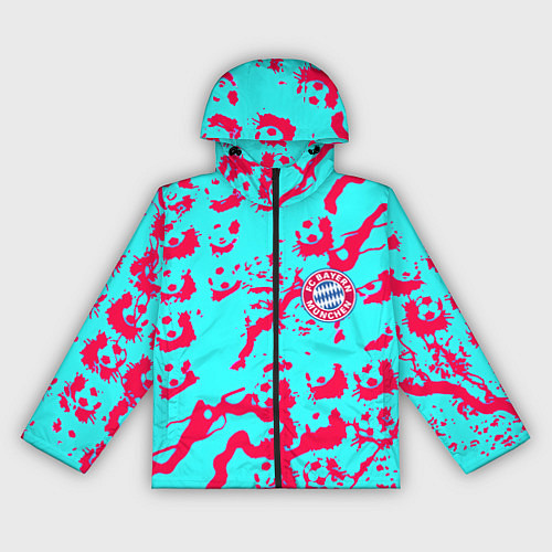 Женская ветровка Бавария Мюнхен спорт текстура / 3D-Черный – фото 1