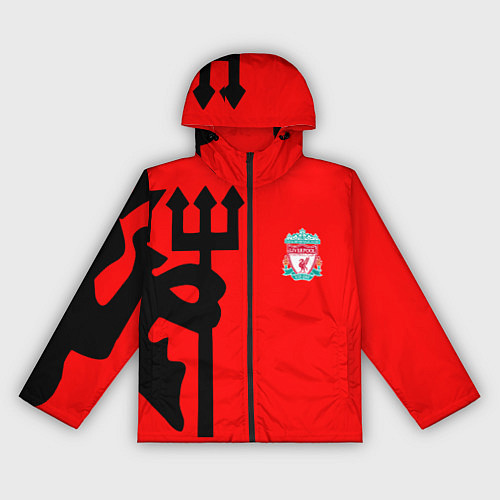 Женская ветровка Liverpool fc sport steel / 3D-Черный – фото 1