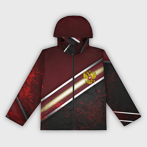 Женская ветровка Сталь Россия текстура / 3D-Черный – фото 1