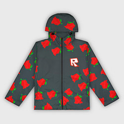 Ветровка с капюшоном женская Roblox rose, цвет: 3D-черный