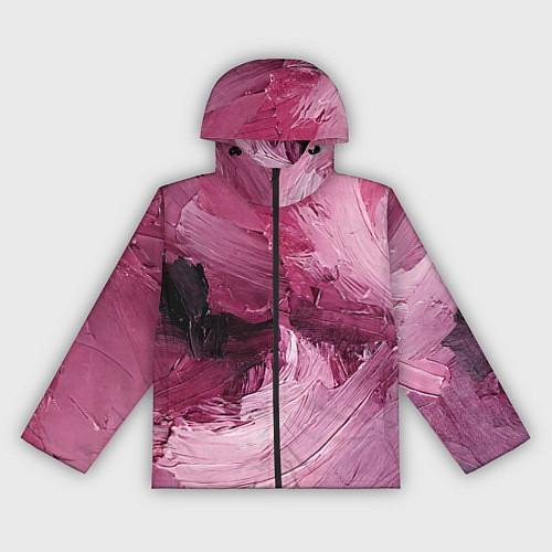 Женская ветровка Розовые краски / 3D-Черный – фото 1