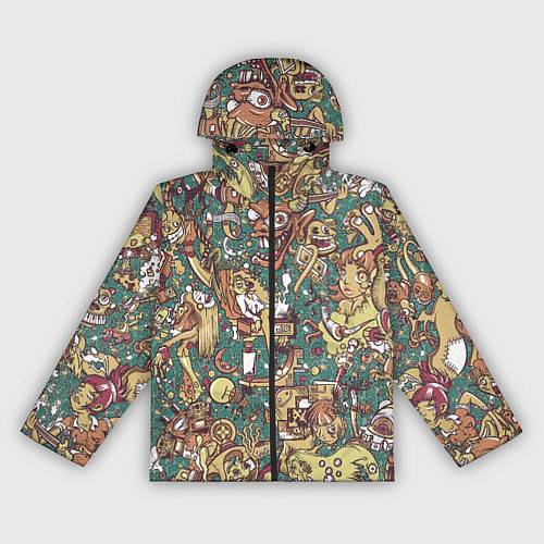 Женская ветровка Монстры и девушки / 3D-Черный – фото 1