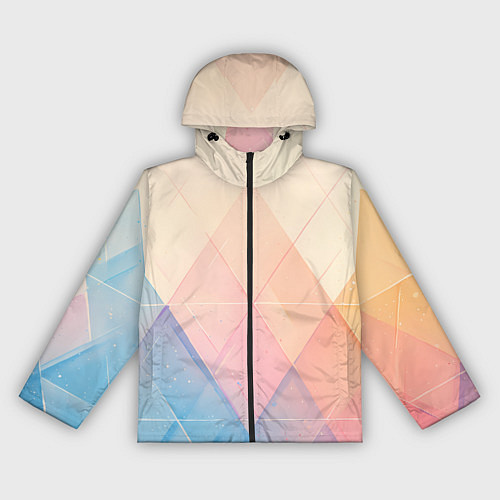 Женская ветровка Abstract art - triangle / 3D-Черный – фото 1