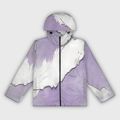 Женская ветровка Штукатурка и лавандовая краска / 3D-Черный – фото 1