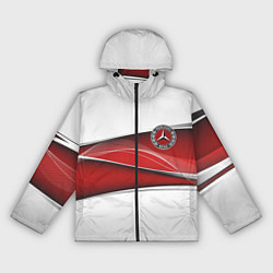 Ветровка с капюшоном женская Mercedes benz авто, цвет: 3D-черный