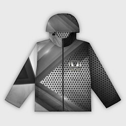 Ветровка с капюшоном женская Honda metal motors, цвет: 3D-черный