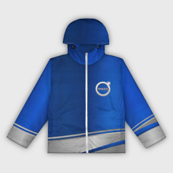 Ветровка с капюшоном женская Volvo automobile metal, цвет: 3D-белый