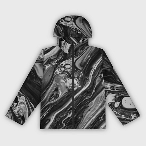 Женская ветровка Чернила / 3D-Черный – фото 1
