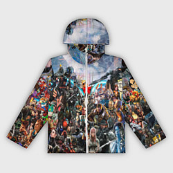 Ветровка с капюшоном женская Коллекция мастера игры, цвет: 3D-белый