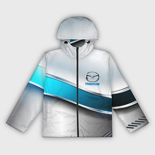 Женская ветровка Mazda geometry auto / 3D-Черный – фото 1