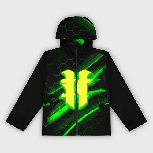 Женская ветровка Starcraft 2 кислотные соты линии / 3D-Черный – фото 1