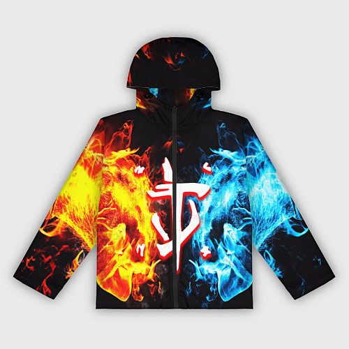 Женская ветровка Doom битва огонь / 3D-Черный – фото 1