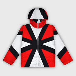 Ветровка с капюшоном женская Полосы амбрелла, цвет: 3D-белый