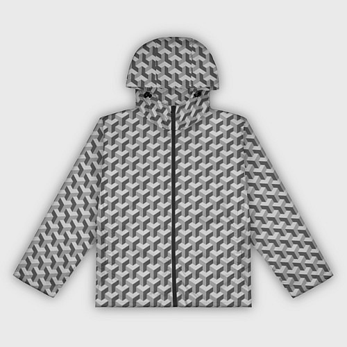 Женская ветровка Куб на кубе / 3D-Черный – фото 1