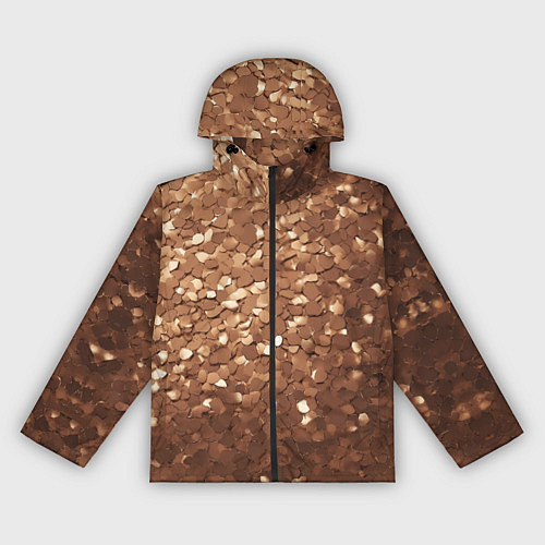 Женская ветровка Золотые частицы / 3D-Черный – фото 1