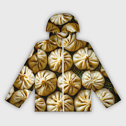 Ветровка с капюшоном женская Хинкали, цвет: 3D-белый