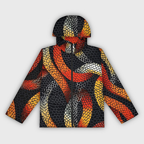 Женская ветровка В змеях / 3D-Черный – фото 1