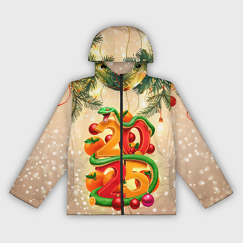 Женская ветровка Веселая змея 2025 / 3D-Черный – фото 1