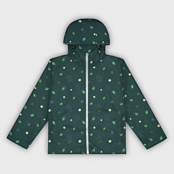 Ветровка с капюшоном женская Пряничный человечек, цвет: 3D-белый