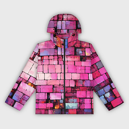 Женская ветровка Pink bricks / 3D-Черный – фото 1