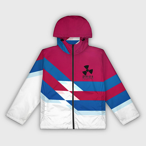 Женская ветровка Stalker geometry / 3D-Черный – фото 1