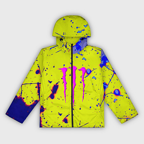 Женская ветровка Monster energy краски / 3D-Черный – фото 1