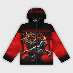 Ветровка с капюшоном женская Assassins Creed Тени, цвет: 3D-черный