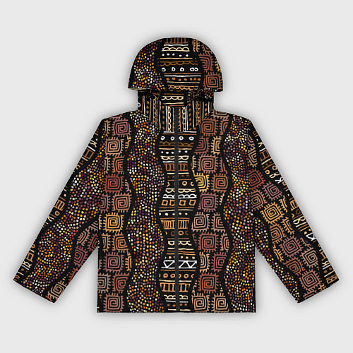 Женская ветровка Африканский орнамент этнический / 3D-Черный – фото 1