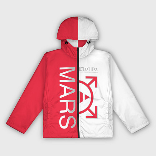 Женская ветровка 30 Seconds to Mars poster / 3D-Черный – фото 1