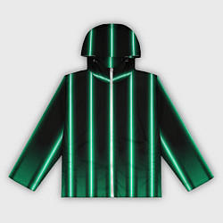 Ветровка с капюшоном женская Neon turquoise, цвет: 3D-белый