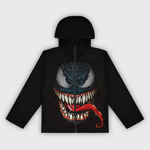 Женская ветровка Веном зубастый / 3D-Черный – фото 1