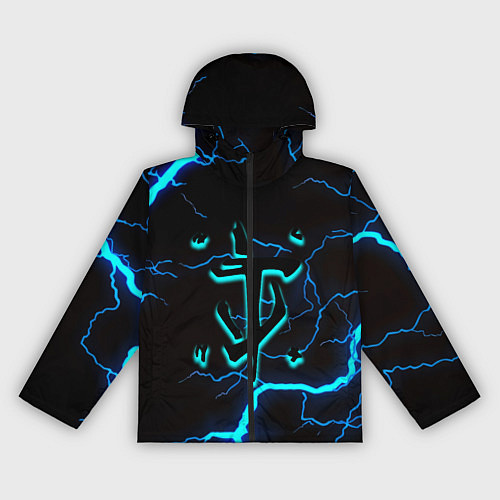 Женская ветровка Doom молнии неоновые / 3D-Черный – фото 1