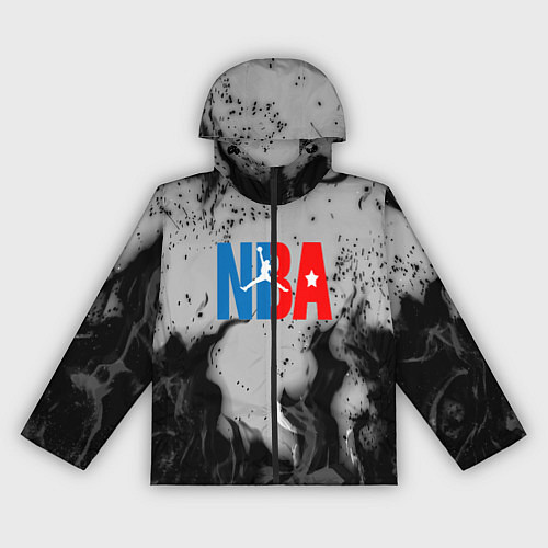 Женская ветровка NASA неоновый огонь / 3D-Черный – фото 1