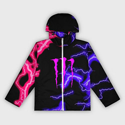 Ветровка с капюшоном женская Monster energy неоновый шторм, цвет: 3D-белый