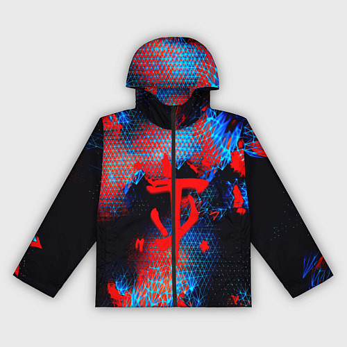 Женская ветровка Doom космическая абстракция / 3D-Черный – фото 1