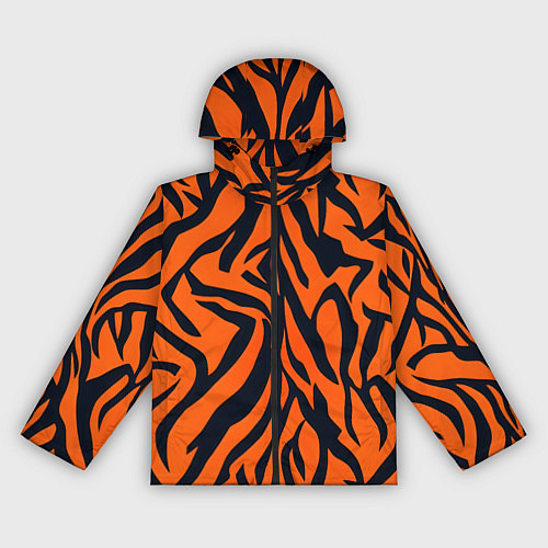 Женская ветровка Расцветка тигра / 3D-Черный – фото 1