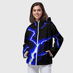 Ветровка с капюшоном женская The rift, цвет: 3D-белый — фото 2