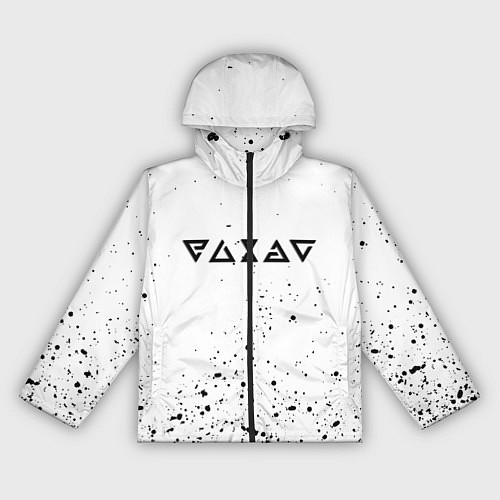 Женская ветровка Ведьмак брызги красок / 3D-Черный – фото 1