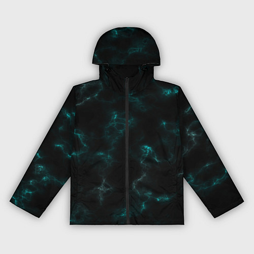 Женская ветровка Color black turquoise / 3D-Черный – фото 1