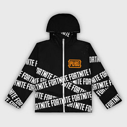 Ветровка с капюшоном женская Fortnite x pubg, цвет: 3D-белый