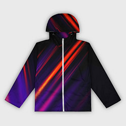 Ветровка с капюшоном женская Multicolored, цвет: 3D-белый