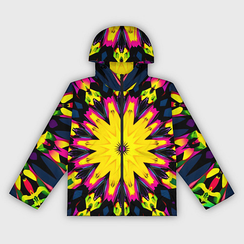 Женская ветровка Звездный калейдоскоп / 3D-Черный – фото 1