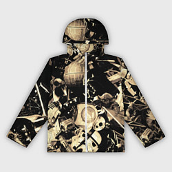 Ветровка с капюшоном женская Дарт Вейдер Йода Чубакка и другие из Star Wars, цвет: 3D-белый