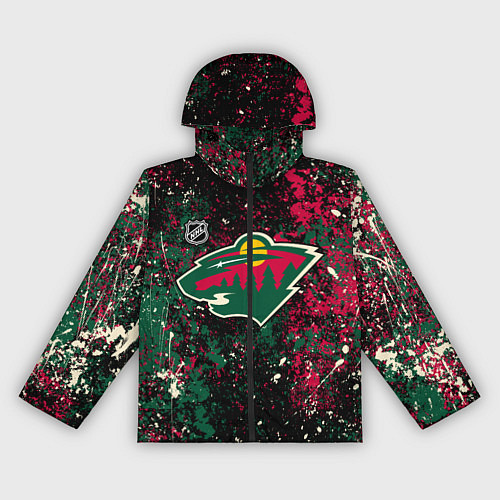 Женская ветровка Minnesota Wild NHL black / 3D-Черный – фото 1