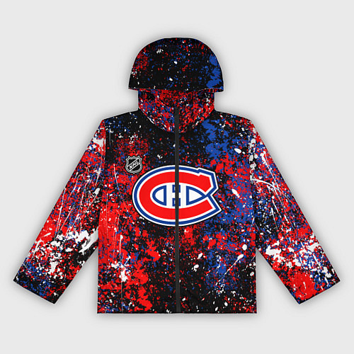 Женская ветровка Montreal Canadiens NHL black / 3D-Черный – фото 1